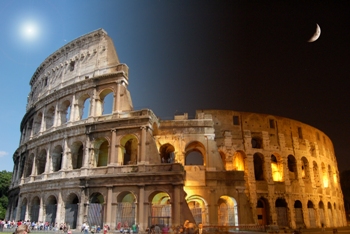 This photo of the Colosseum in Rome was taken by photographer Million Matthieu of Lyon, France.